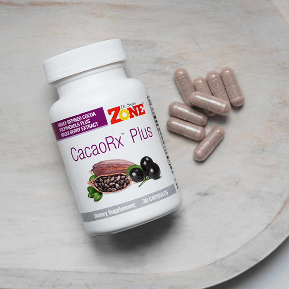 Dr. Sears' Zone CacaoRx Plus – 30 Capsules Dr. Sears' Zone CacaoRx Plus – 30 Capsules