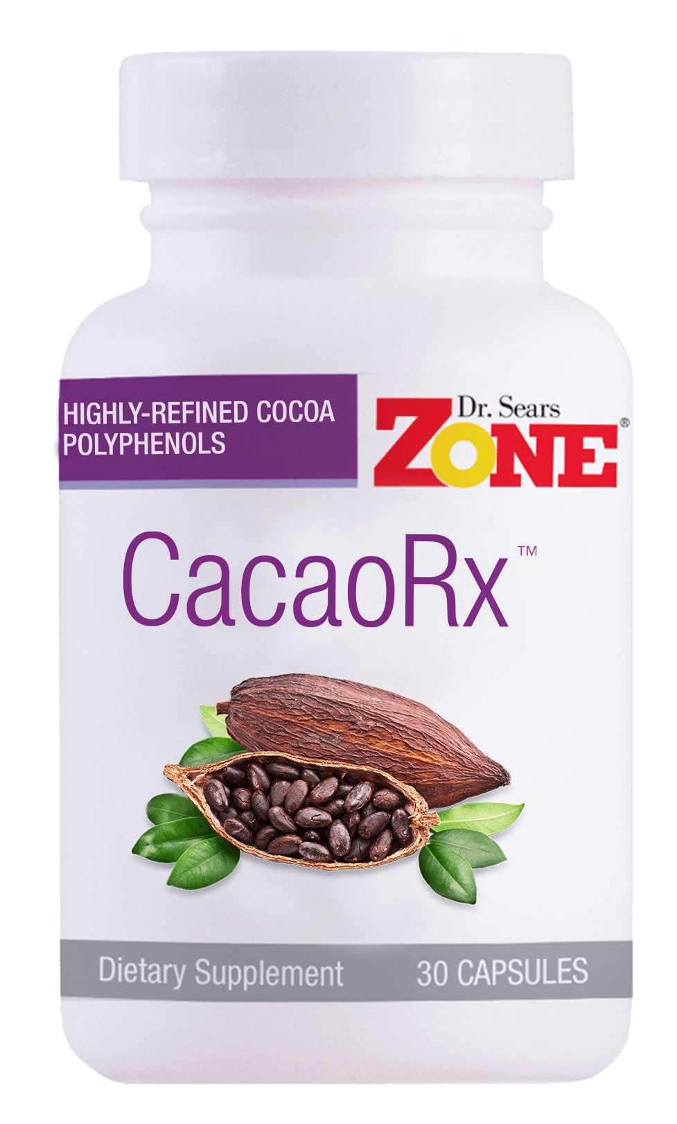 Dr. Sears' Zone CacaoRx – 30 Capsules Dr. Sears' Zone CacaoRx – 30 Capsules