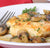 Chicken and Mushrooms over Faux Mashed Potatoes