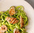 Chicken with Zucchini over Spaghetti Squash