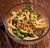 Vegetable Fusilli with Pine Nuts