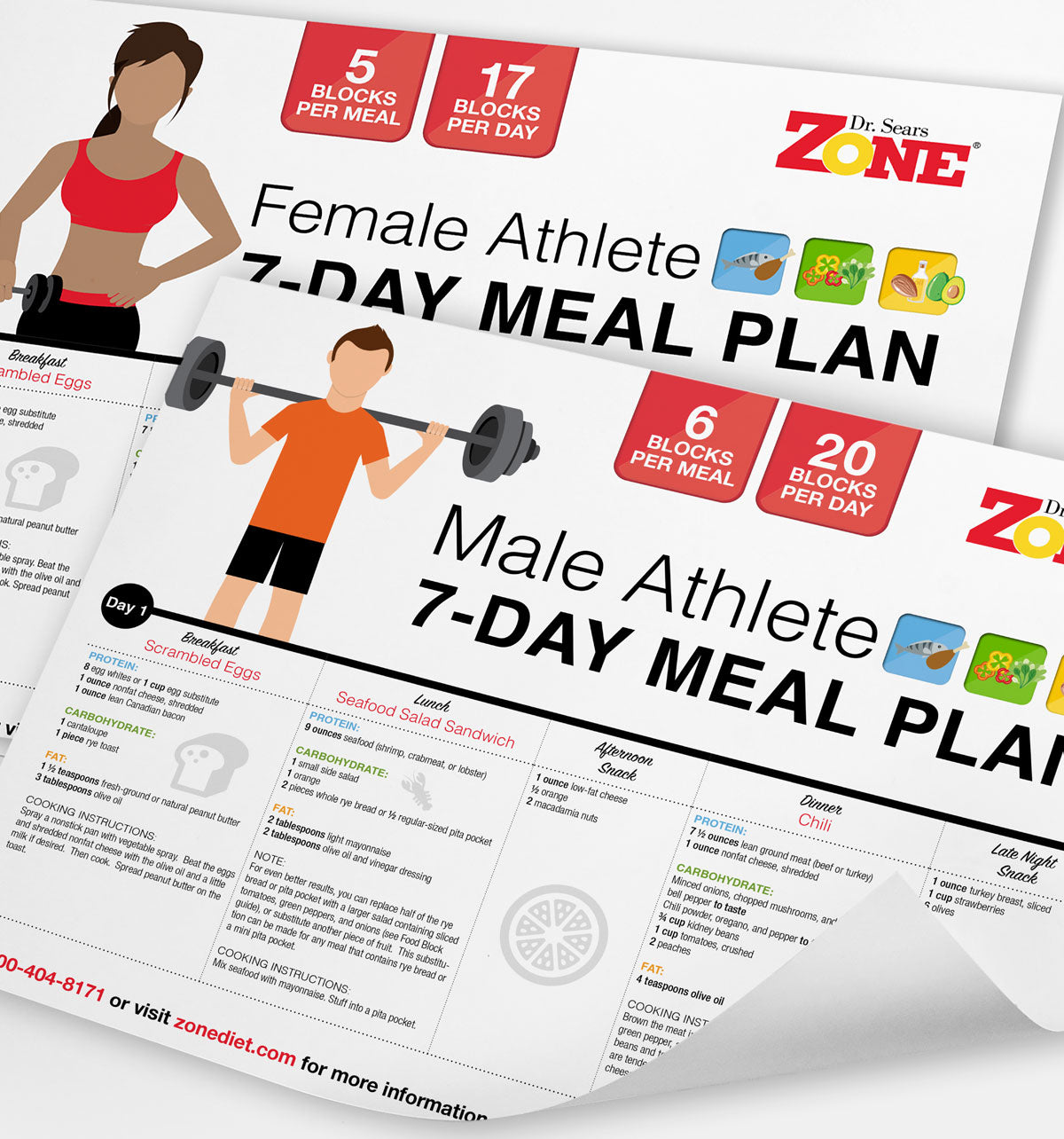 the-7-day-zone-diet-join-the-low-carb-revolution-by-barry-sears