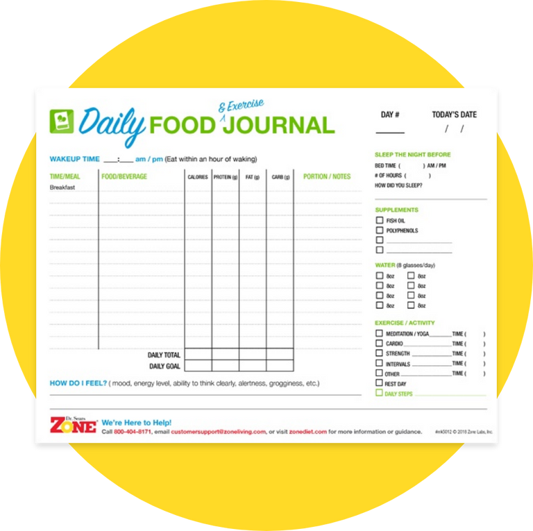 <p>Keeping a food journal <br/><strong>increases weight loss success.</strong></p>