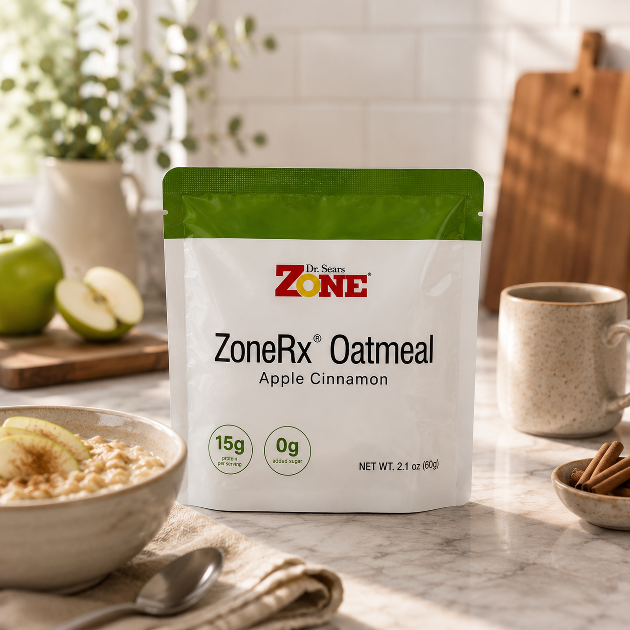 ZoneRx Oatmeal - Apple Cinnamon (12 pack)