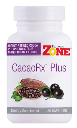 Dr. Sears' Zone CacaoRx Plus | Cocoa Polyphenol Supplement | Zone Labs