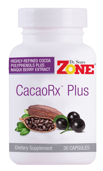 Dr. Sears' Zone CacaoRx Plus | Cocoa Polyphenol Supplement | Zone Labs