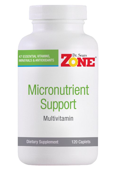 Dr. Sears’ Zone Micronutrient Support – 120 Caplets